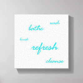 Tijd om te vernieuwen canvas afdruk