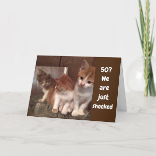 TIJD OM TE VIEREN *50th VERJAARDAG* WAKE ME!!! KAA Kaart
