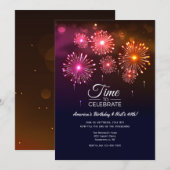 Tijd om te vieren kaart (Voorkant / Achterkant)