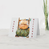 TIJD OM TE "VIEREN" / MOOIE HERFST SEIZOEN KAART (Voorkant)