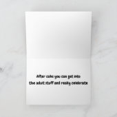 **TIJD OM TE VIEREN** NICHTJE OP VERJAARDAG KAART (Binnen)