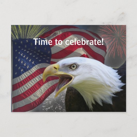 Tijd om te vieren uitnodiging briefkaart (Voorkant)