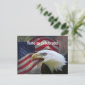 Tijd om te vieren uitnodiging briefkaart (Staand voorkant)