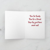 ** TIJD OM TE VIEREN ** ZEGT SNOWMAN HET IS KERSTM FEESTDAGEN KAART (Binnen)