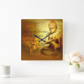 Tijd om te wakker te worden.. Boeddha citeert klok (Huis)