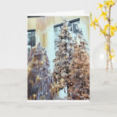 TIJD OM TE ZEGGEN "MERRY CHRISTMAS / HAPPY NEW YEA KAART (Gele Bloem)