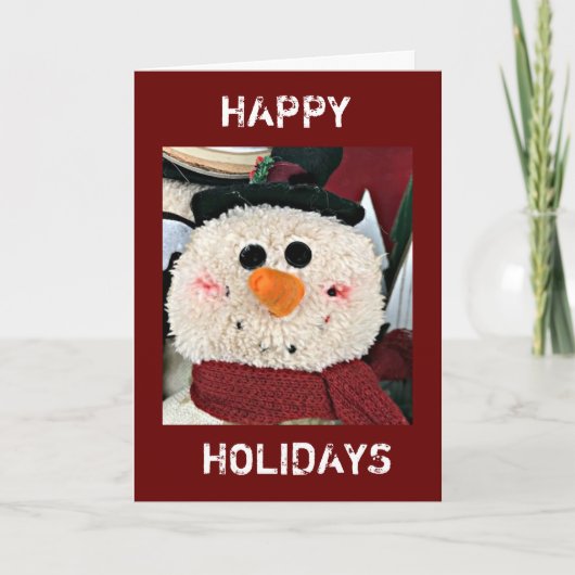 TIJD OM TE ZEGGEN **MERRY CHRISTMAS** KAART (Voorkant)