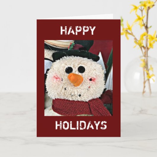 TIJD OM TE ZEGGEN **MERRY CHRISTMAS** KAART (Gele Bloem)