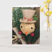 TIJD OM TE ZEGGEN **MERRY CHRISTMAS** KAART (Gele Bloem)