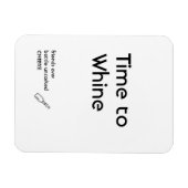 Tijd om te zeuren magneet (Horizontaal)