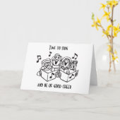 TIJD OM TE ZITTEN EN DAN IN HET NIEUWE JAAR TE RIJ KAART (Gele Bloem)