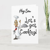 TIJD OM U TE CELEBRAËEREN OP BIRTHDAAG *SON* Kaart (Voorkant)