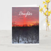 TIJD OM U TE CELEBRATEN OP DE BIRTHDAAG *DAUGHTER* KAART (Gele Bloem)