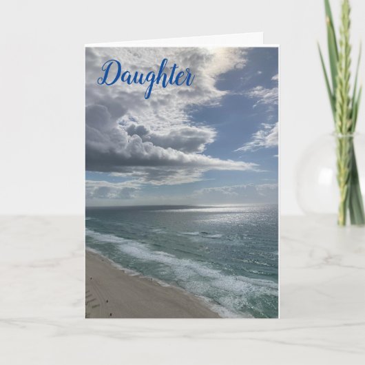 TIJD OM U TE CELEBRATEN OP DE BIRTHDAAG *DAUGHTER* KAART (Voorkant)