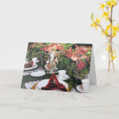 TIJD OM U TE WENSEN **MERRY CHRISTMAS** EN NIEUW J KAART (Gele Bloem)