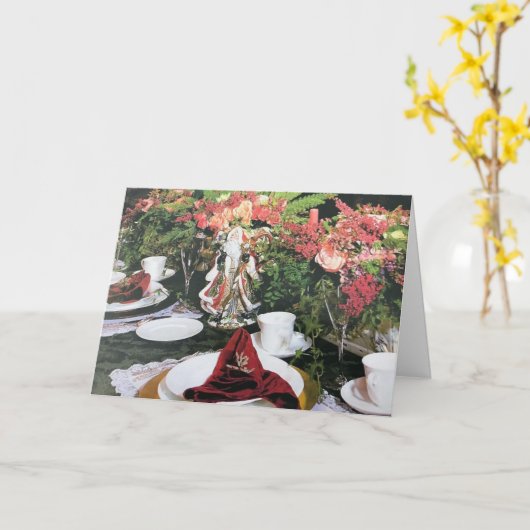 TIJD OM U TE WENSEN **MERRY CHRISTMAS** EN NIEUW J KAART (Gele Bloem)