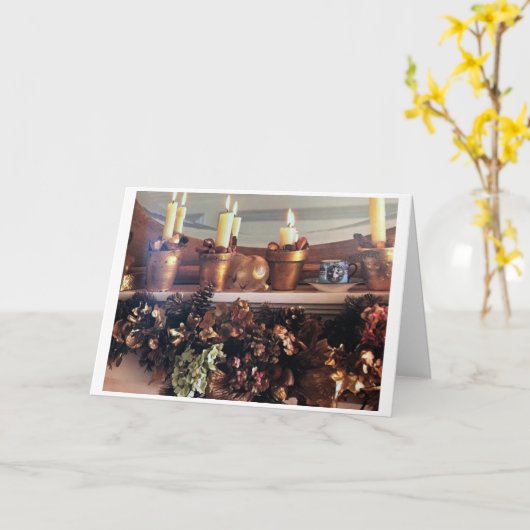 TIJD OM U TE WENSEN **MERRY CHRISTMAS** EN NIEUW J KAART (Gele Bloem)