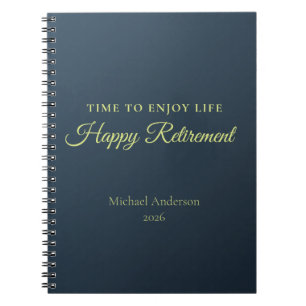 Tijd om van het leven te genieten Cadeaubij pensio Notitieboek