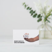 Tijd om verbinding te maken, Speed Networking Even Visitekaartje (Staand voorkant)