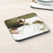 Tijd om wakker te worden drankjes onderzetter (Linkerzijde)