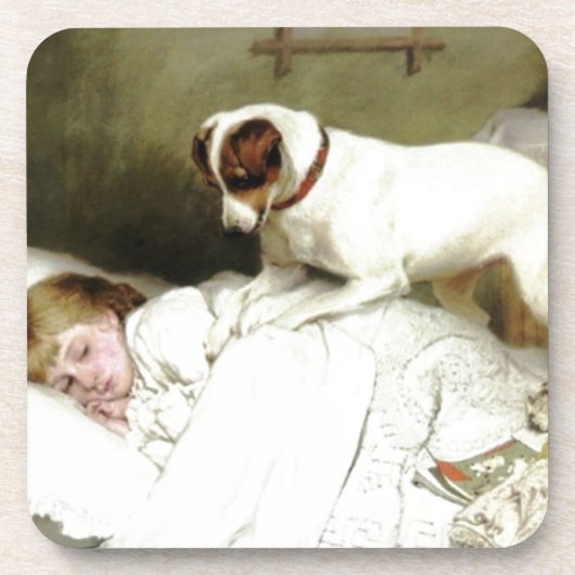 Tijd om wakker te worden drankjes onderzetter (Voorkant)