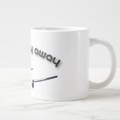 Tijd om weg te vliegen grote koffiekop (Rechts)