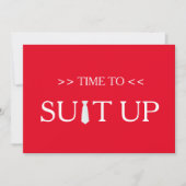 Tijd om witte rode achtergrond aan te passen kaart (Voorkant)