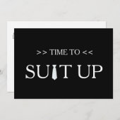 Tijd om witte zwarte achtergrond te installeren kaart (Voorkant / Achterkant)