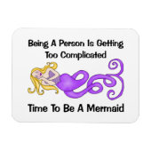 Tijd om zeemeermin te worden magneet (Horizontaal)