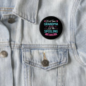 Tijd Oma Nieuwe Oma BA Ronde Button 5,7 Cm (In situ)