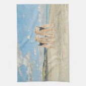 Tijd op het strand theedoek (Verticaal)