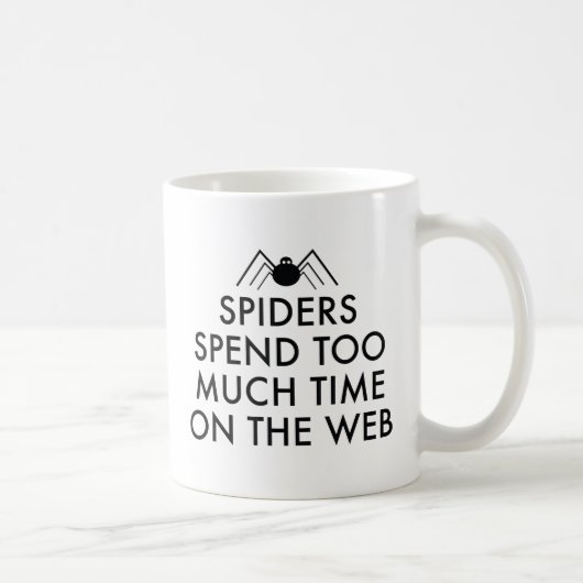 Tijd op het web koffiemok (Rechts)