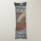 Tijd op leder lichaamskussen (Achterkant (Verticaal))