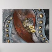 Tijd op leder poster (Voorkant)