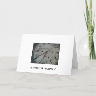 Tijd opnieuw ..... kaart