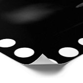 "Tijd" Positief Poster voor wandkunst (Hoek)