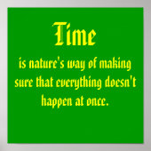 Tijd Poster (Voorkant)