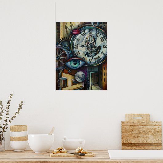 "Tijd" Poster (Keuken)