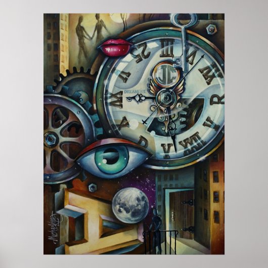 "Tijd" Poster (Voorkant)