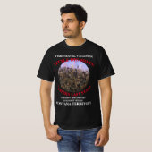 TIJD REIZEN VAKANTIES CUSTER'S LAATSTE STAND MONTA T-SHIRT (Voorkant volledig)