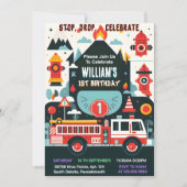 Tijd Rode Hete Vrachtwagen Motorveiligheid 1e verj Kaart (Voorkant)