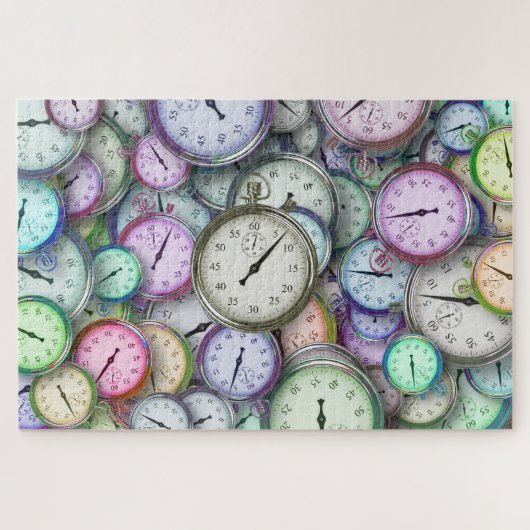 tijd stuk puzzel legpuzzel (Horizontaal)