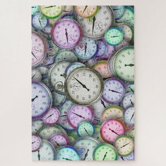 tijd stuk puzzel legpuzzel (Verticaal)