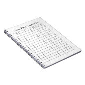 Tijd Taak Tracker Notitieboek (Rechterzijde)