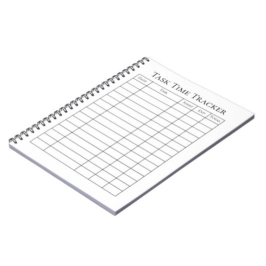 Tijd Taak Tracker Notitieboek (Linkerzijde)