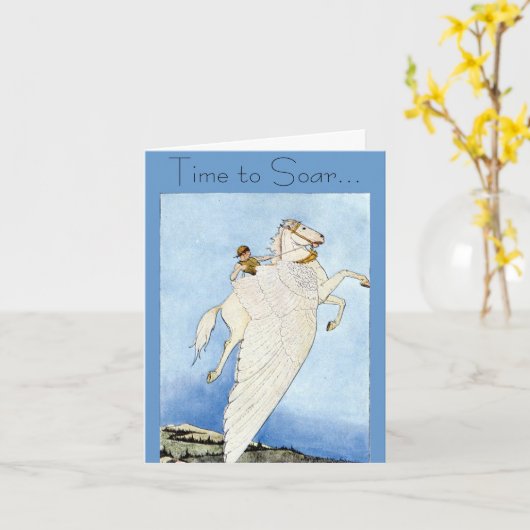 Tijd te stijgen… kaart (Gele Bloem)