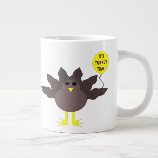 Tijd Thanksgiving Mok Turkije (Rechts)