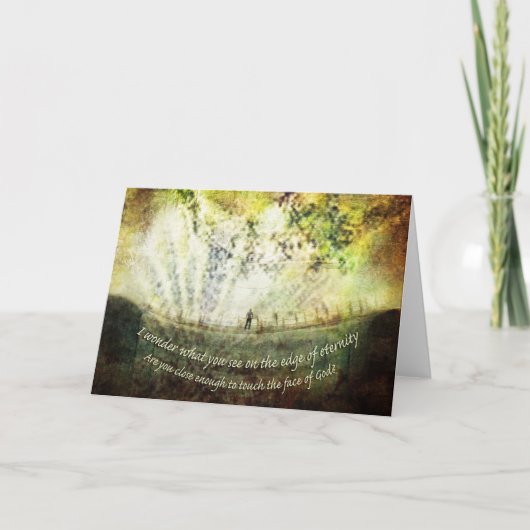 Tijd - The Edge van Eeuwigheid Kaart (Voorkant)