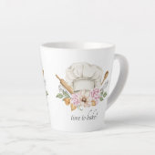 Tijd tot bake Bakers Tools Latte Mok (Rechterhoek)