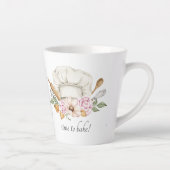 Tijd tot bake Bakers Tools Latte Mok (Rechts)